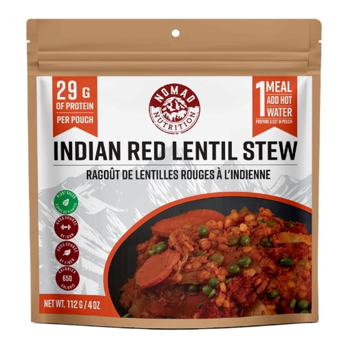 Indian Red Lentil Stew by Nomad Nutrition