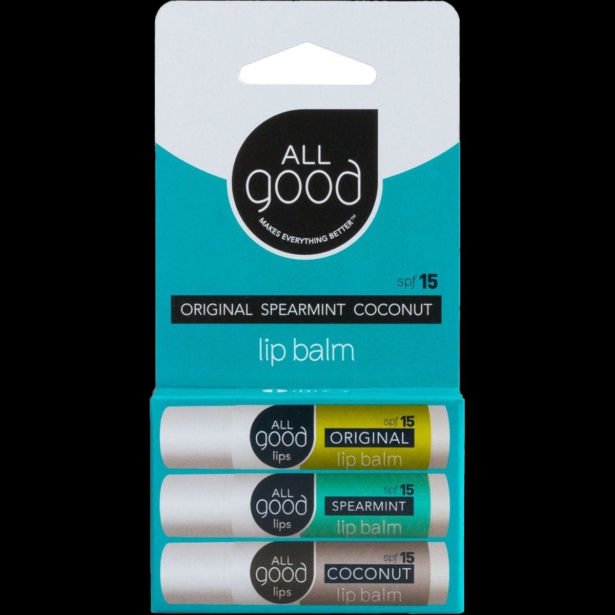 Assorted SPF 15 Lip Balms (3-Pack)