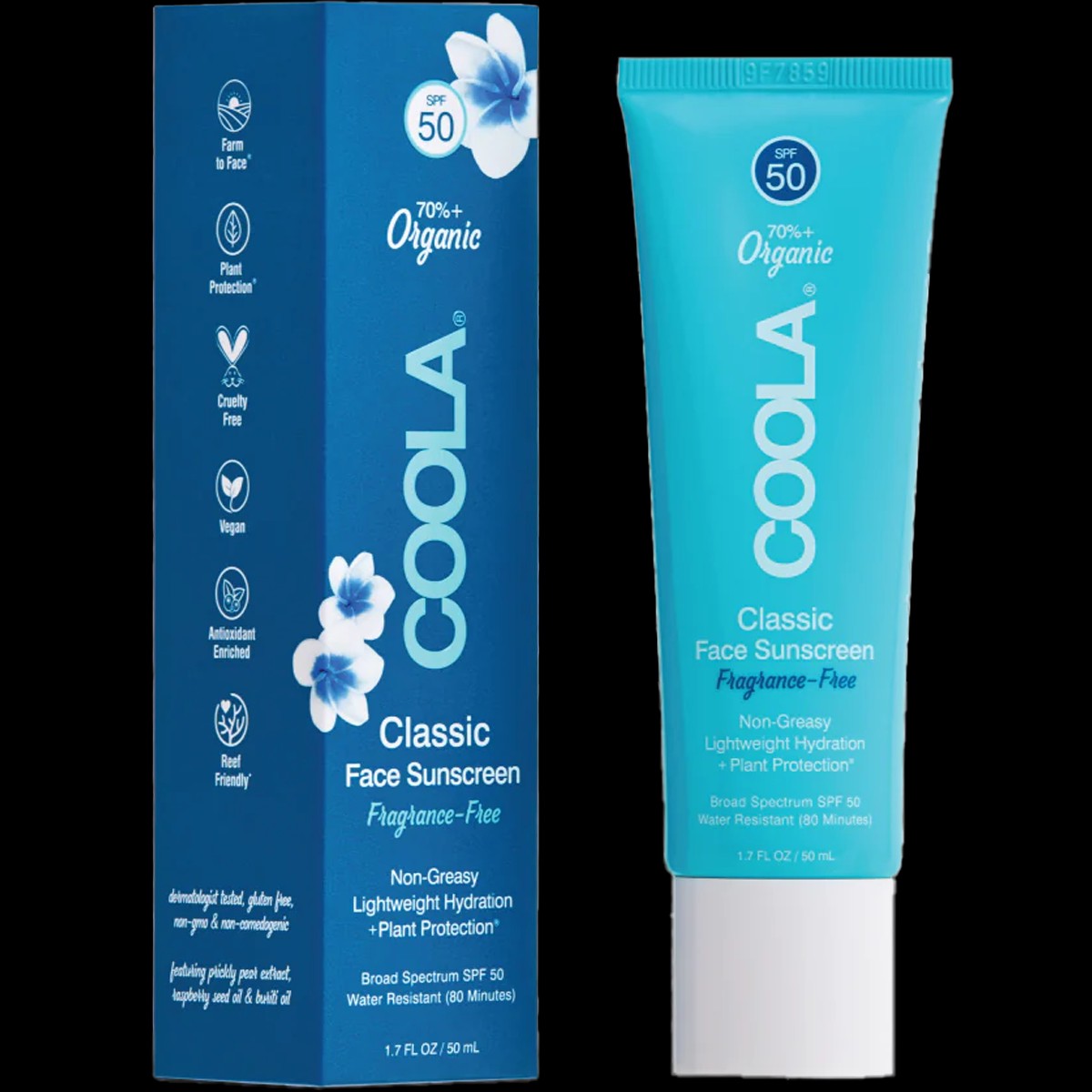 Classic Face Organic Sunscreen Lotion SPF 50